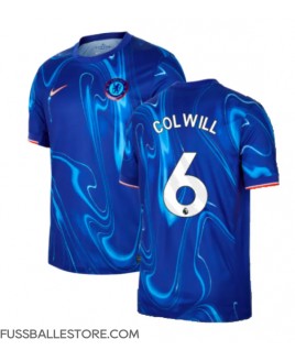 Günstige Chelsea Levi Colwill #6 Heimtrikot 2024-25 Kurzarm